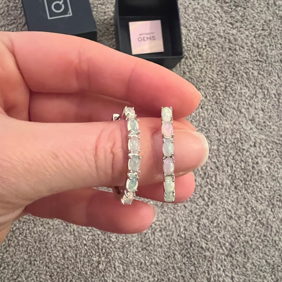 Opal Hoops - Picture 4 of 4